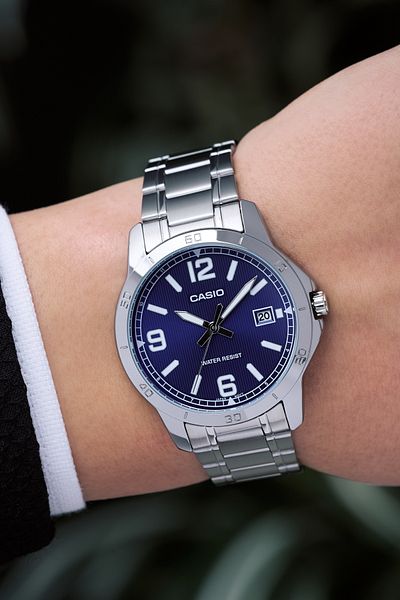 Casio Mtp-v004d-2budf Ersa Clock - 2 Years Turkey Distributor Guaranteed