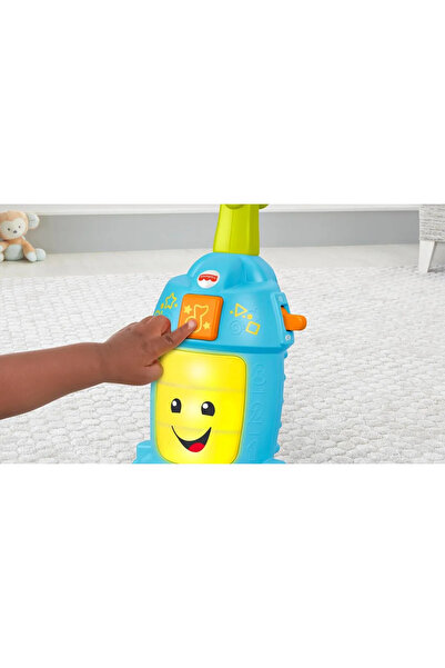 FISHER PRICE Fisher-Price Eğlen ve Öğren Neşeli Süpürge, Türkçe konuşan Müzikli, Işıklı, Eğitici İçerikli GTW19