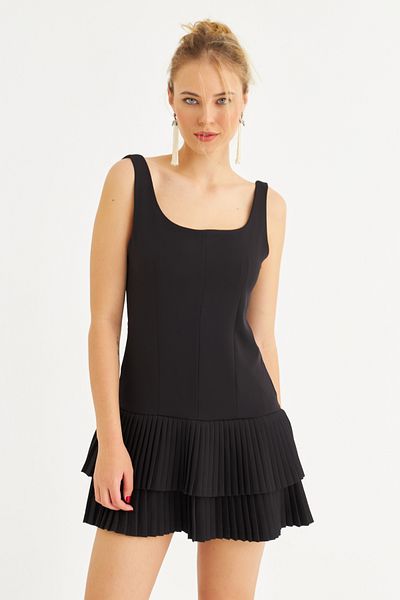 Cool & Sexy Women's Black Backless Mini Kurta Fry101