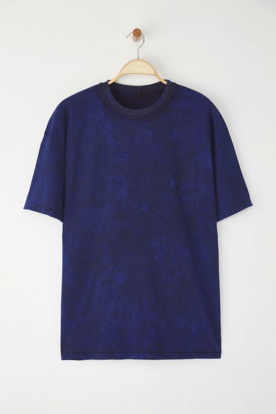 Edit by Trendyol Μπλουζάκι Navy Blue Oversize TEDSS25TS00007