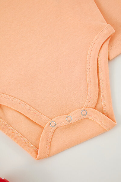 TRENDYOLKIDS 100% Cotton Baby Girl Bodysuit & Bodysuit Tkdss25Zo00007