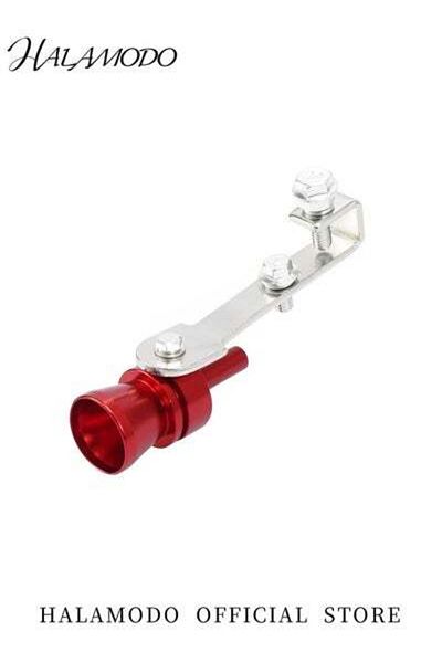 HALAMODO 1PC Exhaust Turbo Whistle Loud Turbo Sound Booster Exhaust Muffler Pipe Aluminum Alloy Whistle Car R