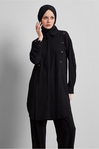 Alvina Shirt Collar Tunic 45328