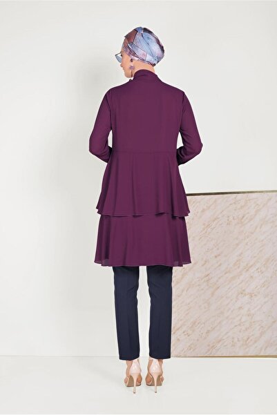 Alvina Scarf Collar Skirt Tunic 40492