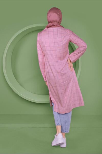 Alvina Sleeve Strap Button Detailed Strap Tunic 41442