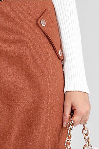 Alvina BUTTON DETAILED SKIRT 60361