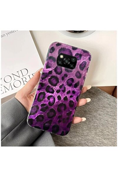 Pro Aksesuar Xiaomi Poco X3 NFC Uyumlu Kılıf Lüx Leopar Desenli Silikon Kılıf...