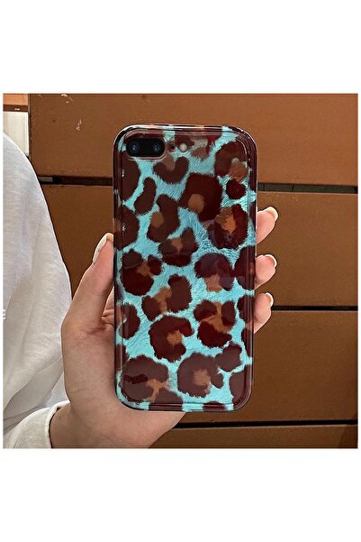 Pro Aksesuar Apple iPhone 6S Plus Uyumlu Kılıf Lüx Leopar Desenli Silikon Kıl...