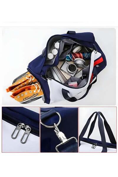 fulina Nylon Sports handbag,with dual handles and detachable shoulder straps,Lightweight,Multicolour