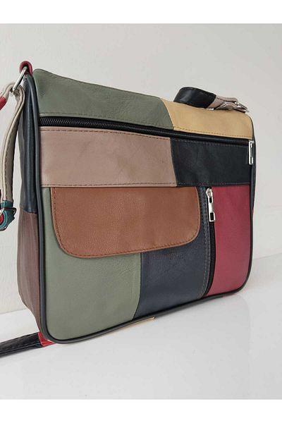 atter ДАМСКА ЧАНТА ОТ ЕСТЕСТВЕНА КОЖА (27СМ X 25СМ)