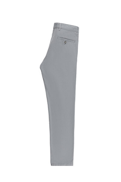 Kiğılı Regular Fit Desenli Likralı Kanvas / Chino Pantolon
