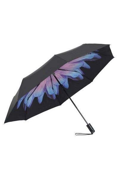 HALAMODO Foldable Umbrella, Pocket Umbrellas, 8 Ribs Windproof Folding Travel Umbrella, Portable Lightweight