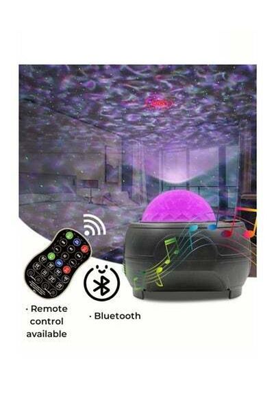 HALAMODO Noise Starry Moon Light, Galaxy Aurora Projector, Planetarium Galaxy Projector, LED Northern Lights