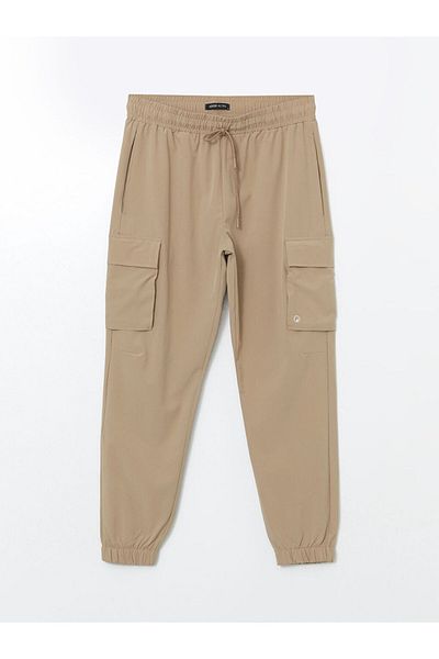 LC Waikiki Xside Beige Slim Fit Men's Jogger Sweatpants