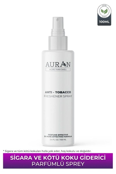 AURAN Sigara ve Kötü Koku Giderici, Hava Ferahlatıcı Anti-Tobacco Sprey 100ml