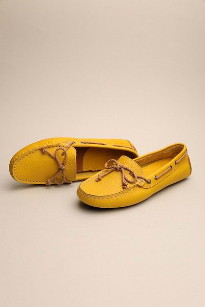 Gondol Loafer clasic din piele muștar 37 TTX.750 pentru femei