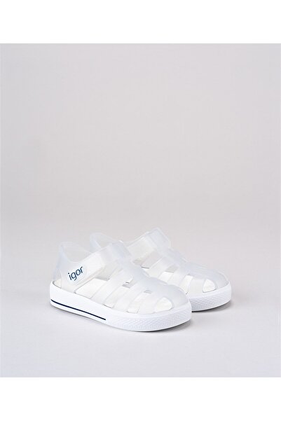 IGOR S10171 Star Kids Sandals Transparent White