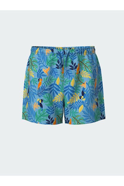 LC Waikiki New Season Elastic Waist Printed Boys' Sea Shorts - S5Le43Z1