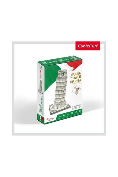 Cubic Fun Cubic Fun - 3D Puzzle The Leaning Tower of Pisa (Medium Level 27 Pieces)