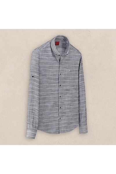 İNTERVİEW SARAR Мъжка риза Slim Fit с интервю на Sarar Carina 3186926