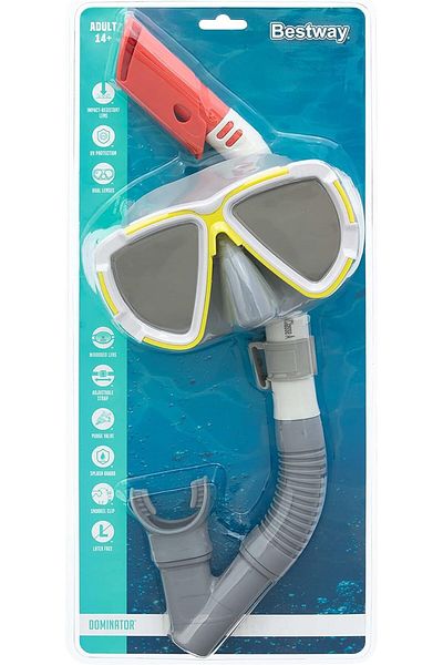 BESTWAY Dominator II Snorkel Mask Assortment - 1 Piece