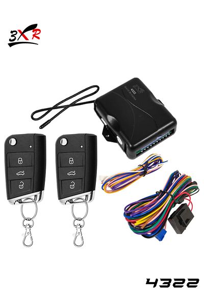 3XR Car Keyless Entry System – Remote Lock/Unlock, Trunk Release, Window Closer, Light Flash Car Locator