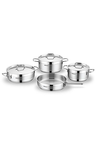 KORKMAZ Alfa cookware set consisting of 7 pieces