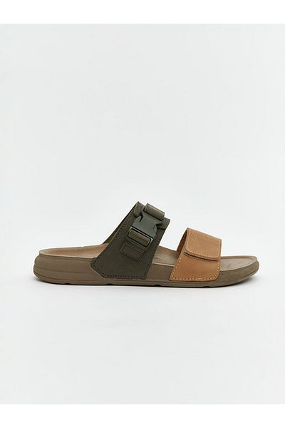 LC Waikiki Double Striped Men's Slippers
