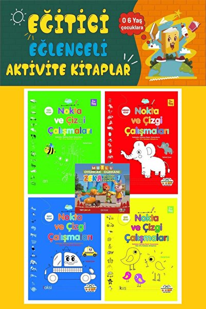 0-6 Yaş Yayınları Dot and Line Work Set for Ages 3 and over