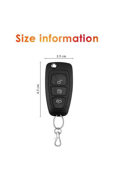 3XR Car Keyless Entry – Lock/Unlock, Trunk Release, Window Closer, Universal, Light Flash, Car Search