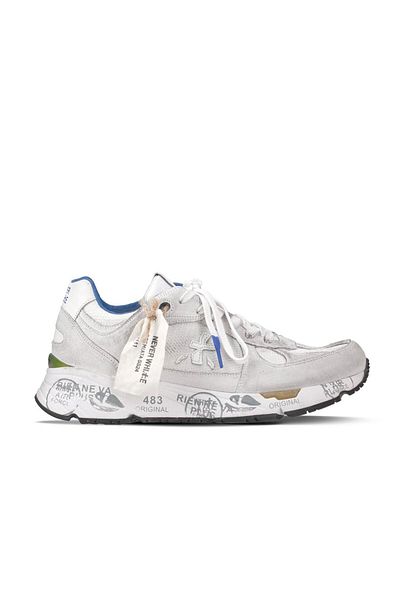 Premiata 6621 White Walking Shoes (White)