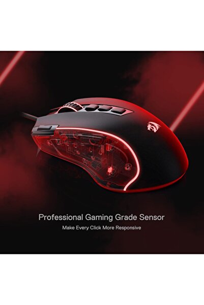 REDRAGON M612 Predator RGB Gaming Mouse, Wired, 8000 DPI, 11 Buttons