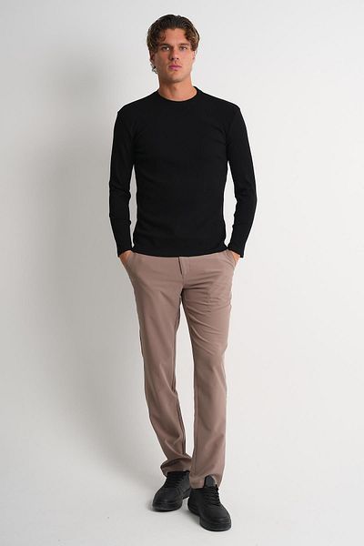 ALEXANDERGARDI Ανδρικό μπλουζάκι Crew Neck Slim Fit μακρυμάνικο