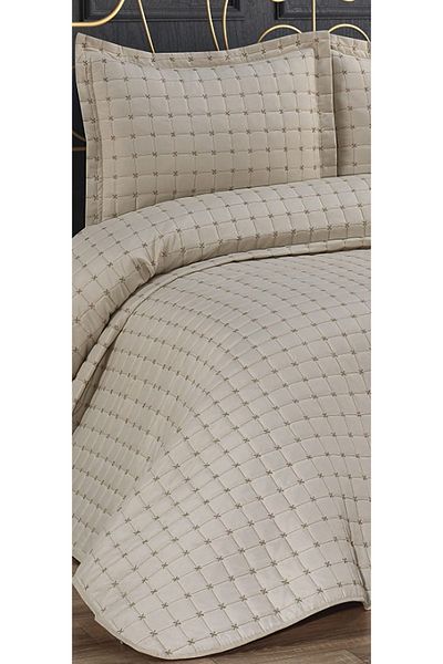 diabella Star Quilted 3 Piece Double Bedspread