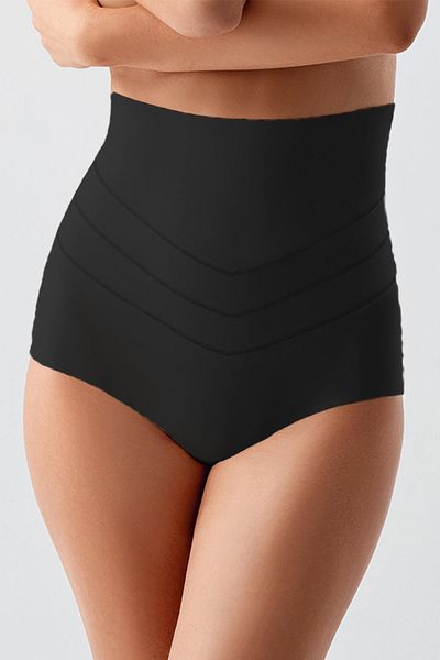 cotonhause Corset pentru femei Chiloți cu talie înaltă, fără sudură, pentru slăbirea burticii, negru 369603