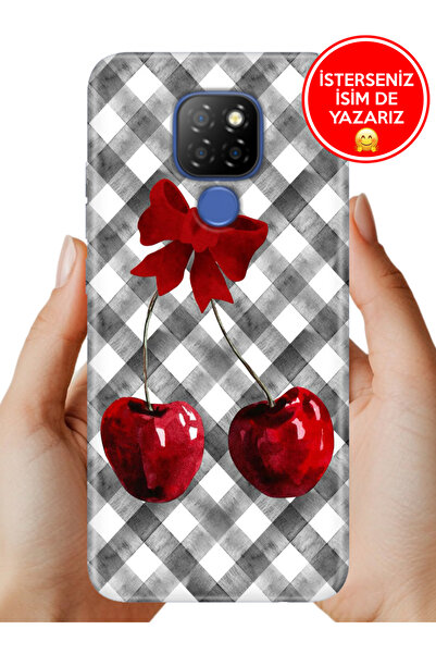 General Mobile GM 20 (G301) Kılıf Baskılı Yerli Üretim Kapak Silikon Kiraz Ma...