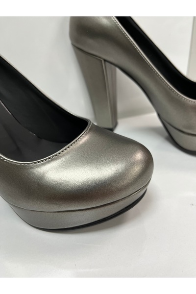 Mimoza KADIN TOPUKLU STİLETTO PLATFORM BAKIR RENK