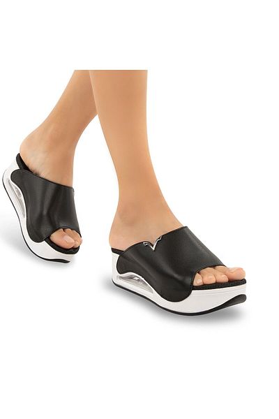 Muya A 5923832   New Season 2025 Women's Black Daily Slippers