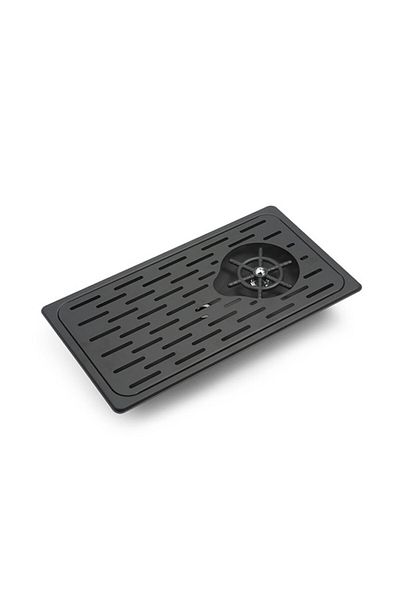 MIBRU Coffee stainless steel rinser flat 43x23 black