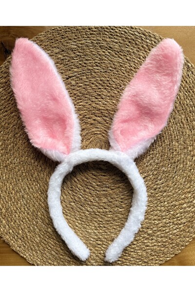 vikivin bebe Peluş Tavşan Kulaklı Çocuk Tacı