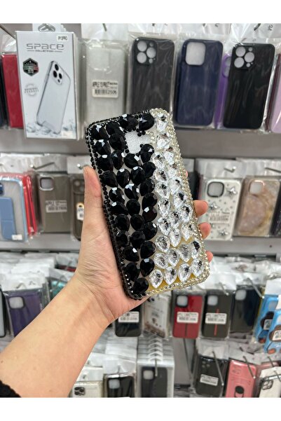 TECNOTREND Galaxy J6 Plus Uyumlu Kristal Taşlı Silikon Kılıf