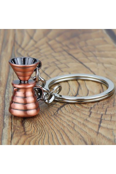 MIBRU Coffee keychain dripper set bronze