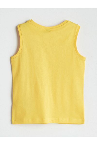 LC Waikiki Lcw Eco Yellow Bicycle Collar Male Child Undershirt