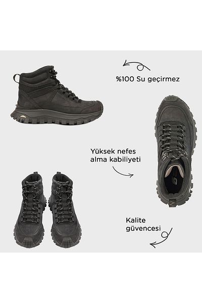 Greyder Women's Black Waterproof Boots 4K2Gb16350
