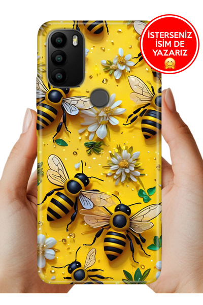General Mobile GM 21 Pro G701/G700 Kılıf UvBaskı Özel-Tasarım Silikon Arıları...