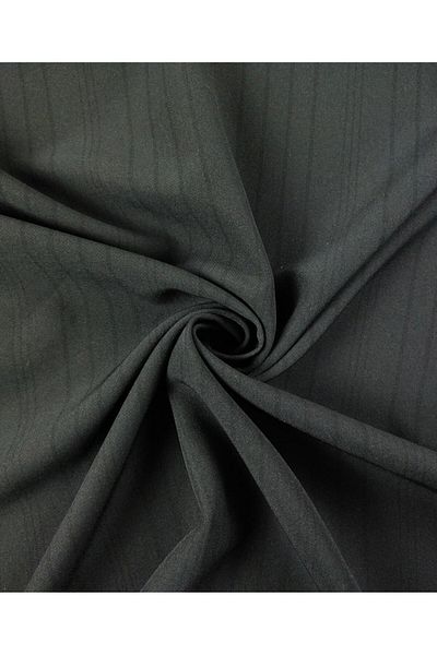 Kumaş Parça Ριγέ κρεπ σε μαύρο χρώμα (Πλάτος 140 cm x Μήκος 240 cm)
