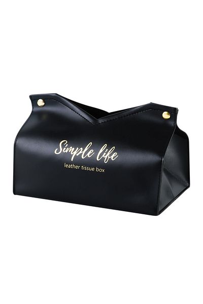 Generic Leather tissues bag black