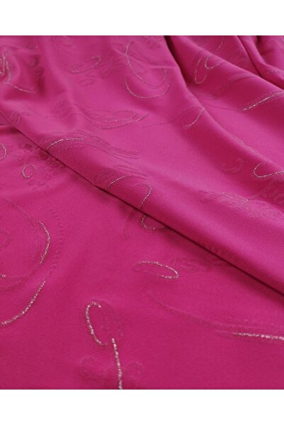 Kumaş Parça Цукрово-рожевий джерсі з ламе-позолотою (ширина 150 см x довжина ...