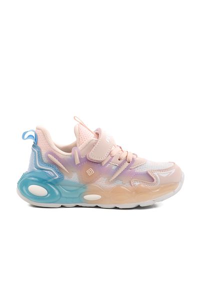 pepino Pantofi sport pentru fete cu velcro pudra liliac