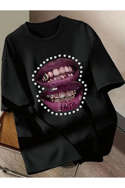 Jose Clothing Μπλουζάκι με κοντό μανίκι με στάμπα